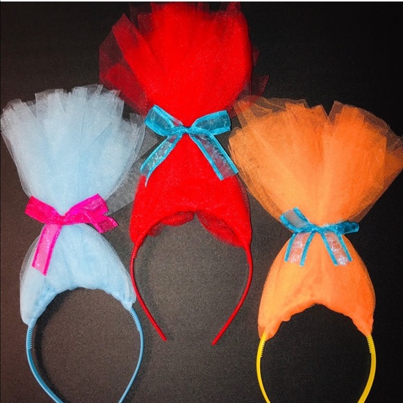 Other - Trolls Hair Headband Girls Hair Accessory OS Blue